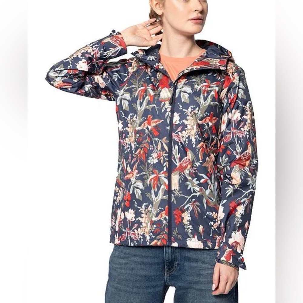 Columbia Womens Inner Limits II Jacket
Nocturnal Birds Florals XL Rain Coat Wind